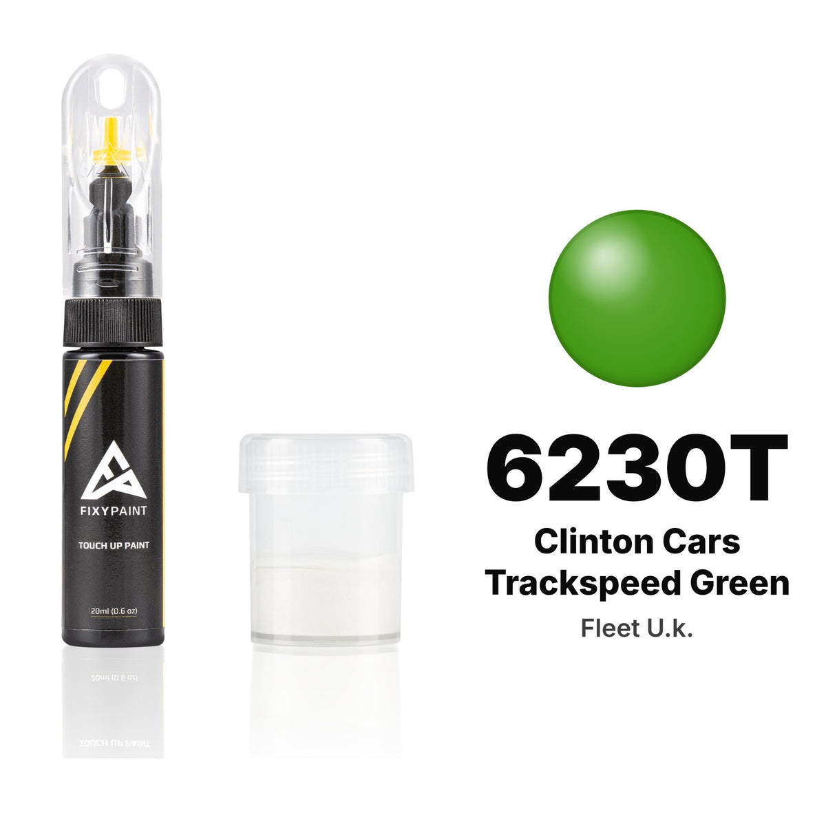 Pintura de retoque para Fleet UK – 6230T Clinton Cars Trackspeed Green (todos los modelos, desde 2012), kit Estándar