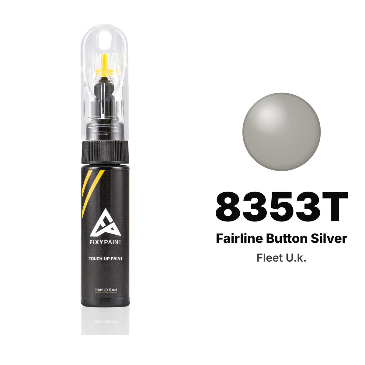 Fleet U.k. 8353T Fairline Button Silver touch-up paint, Basic kit