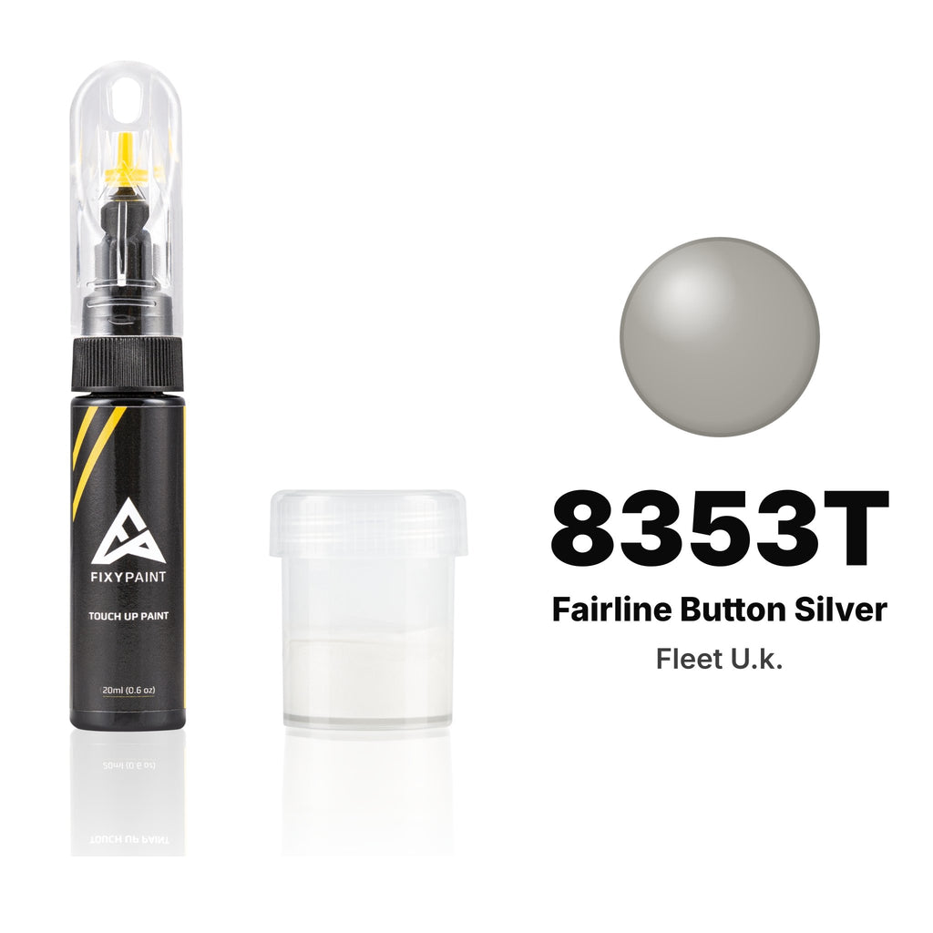 Touch-up paint for Fleet U.k. 8353T Fairline Button Silver, Standard kit