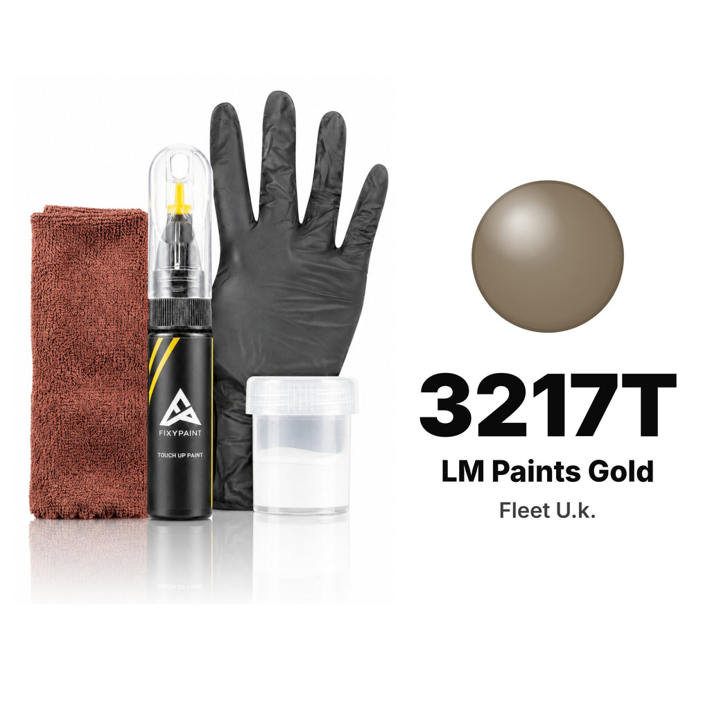 Touch-up paint for Fleet U.k. 3217T LM Paints Gold, Complete kit
