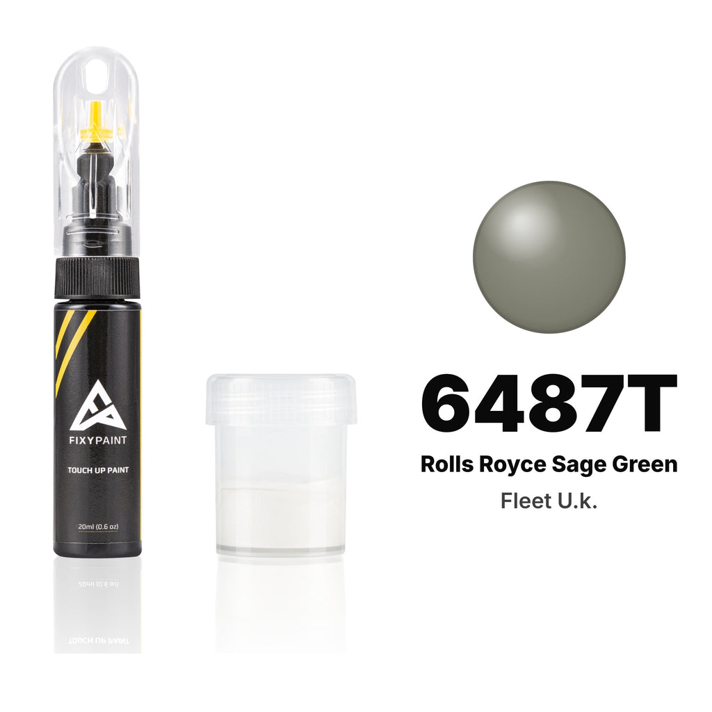 Touch-up paint for Fleet U.k. 6487T Rolls Royce Sage Green, Standard kit