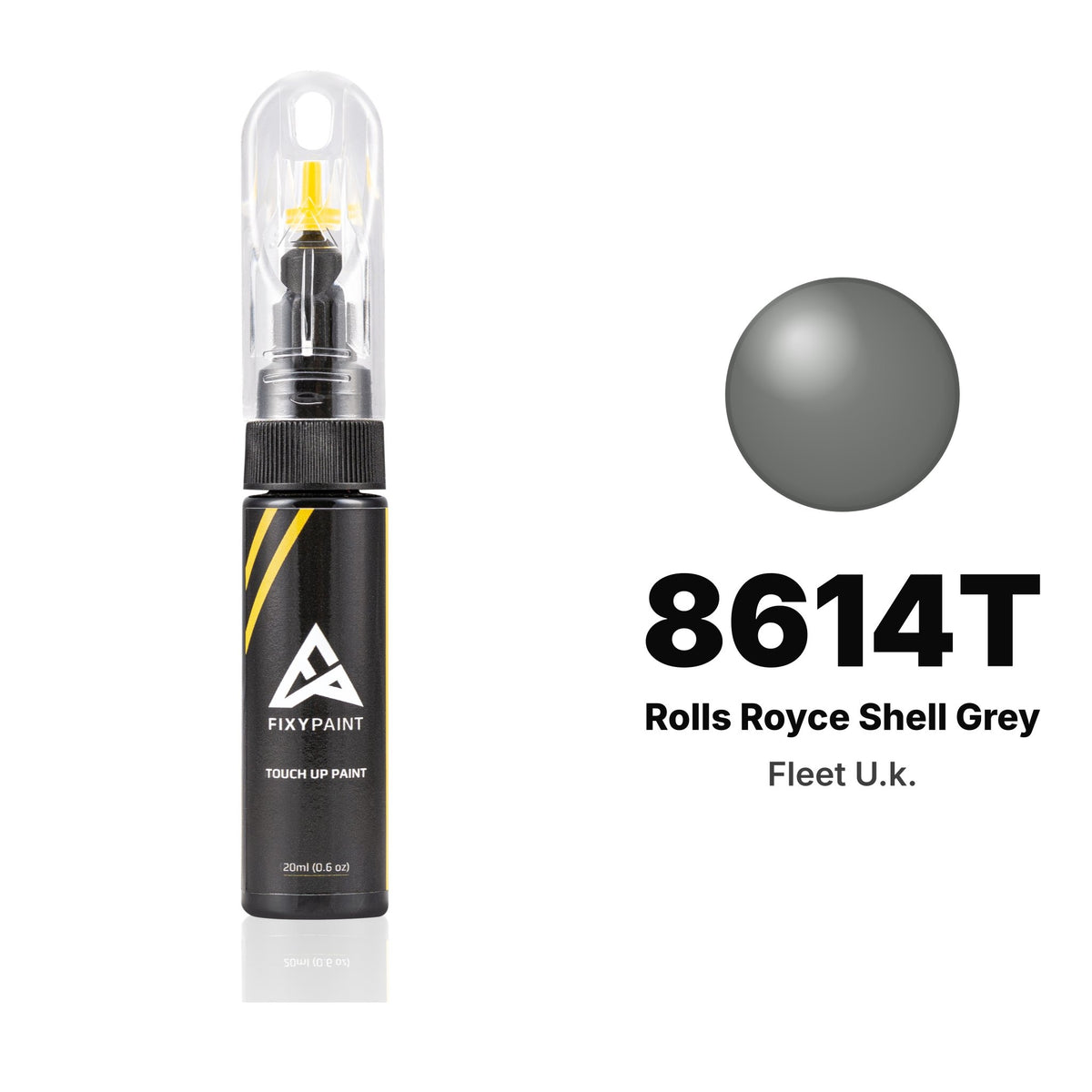 Fleet U.k. 8614T Rolls Royce Shell Grey touch-up paint, Basic kit