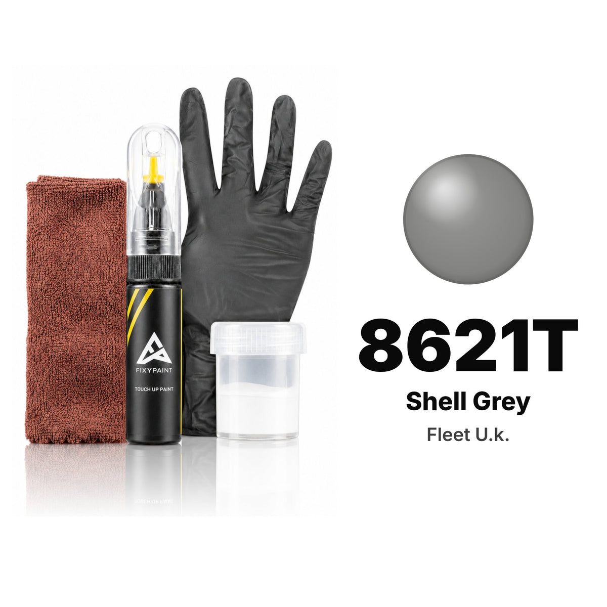 Touch-up paint for Fleet U.k. 8621T Shell Grey, Complete kit