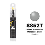 Peinture de retouche pour Fleet UK – 8852T Isle of Man Buses Mercedes Silver (tous modèles, depuis 2019), kit Basique