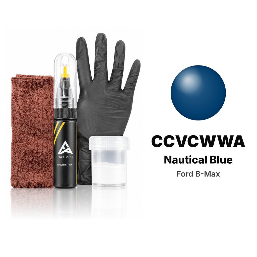 Touch-up paint for Ford B-Max CCVCWWA Nautical Blue, Complete kit