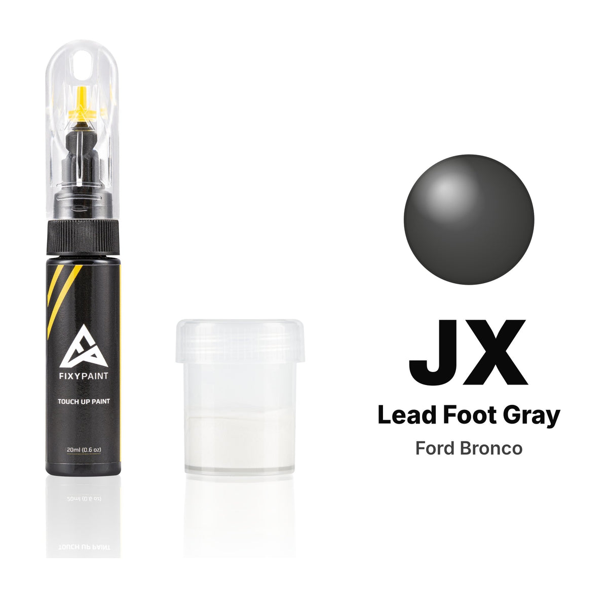 Pintura de retoque para Ford Bronco – JX Lead Foot Gray (2023), kit Estándar
