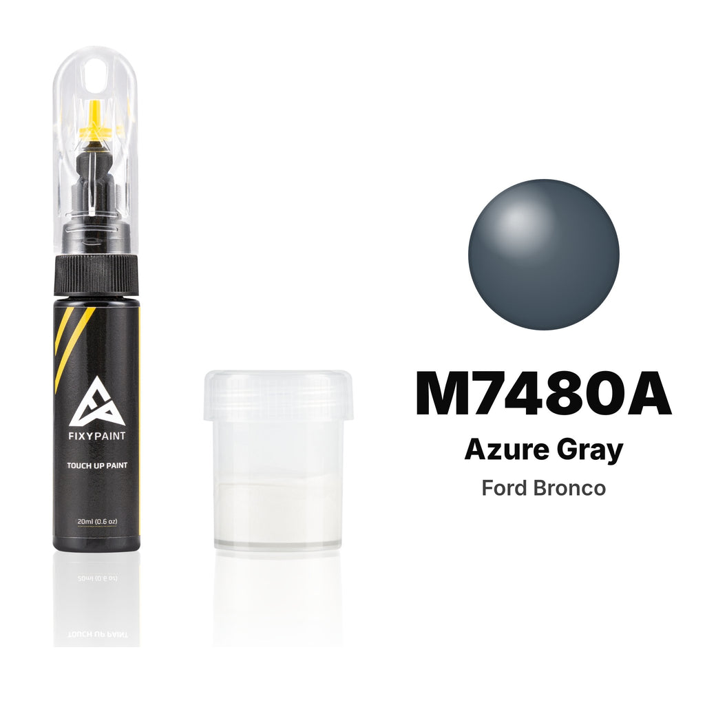 Touch-up paint for Ford Bronco M7480A Azure Gray, Standard kit