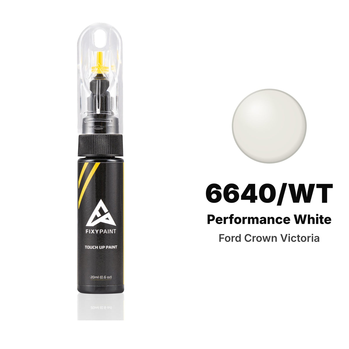 Touch-up paint for Ford Crown Victoria 6640/WT Performance White, Basic kit