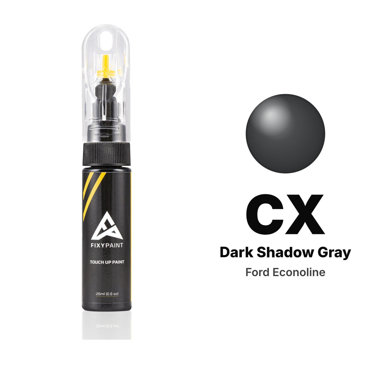 Ford Econoline CX Dark Shadow Gray touch-up paint, Basic kit