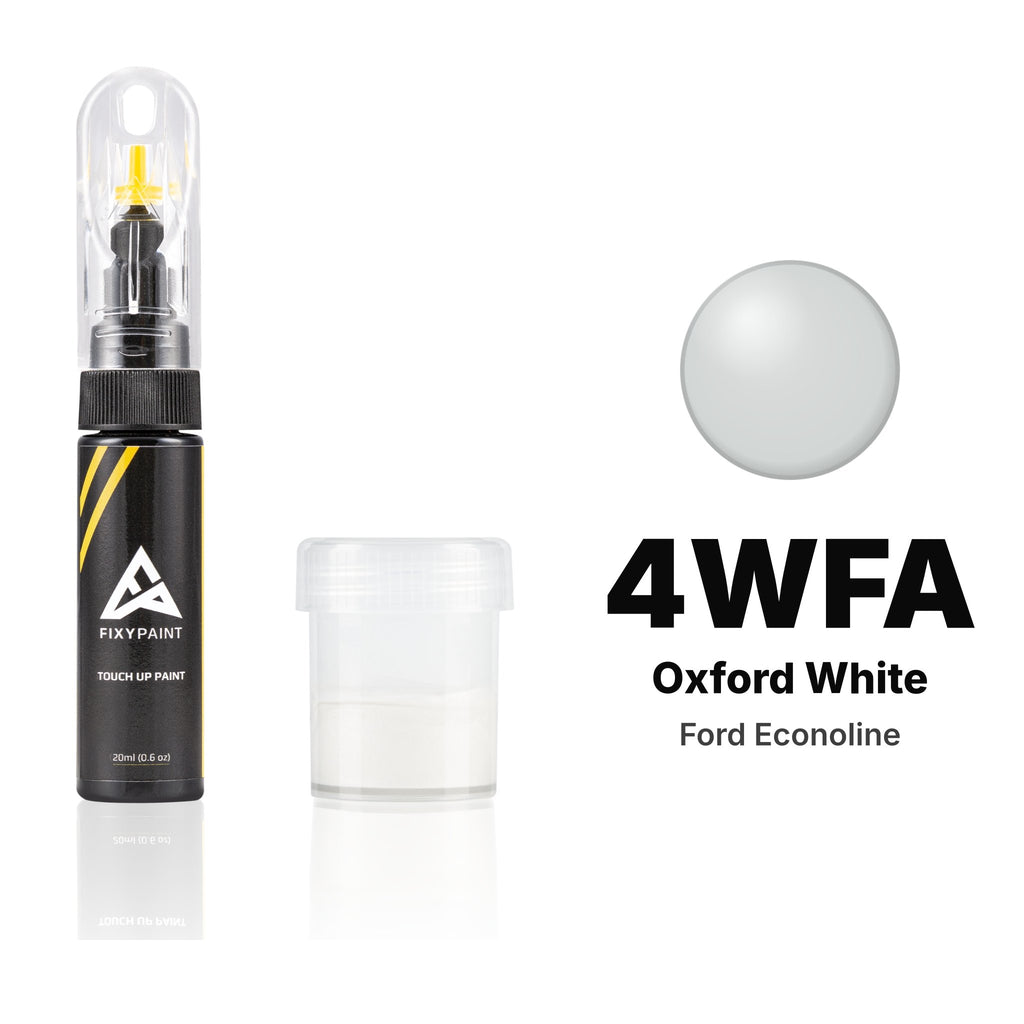 Touch-up paint for Ford Econoline 4WFA Oxford White, Standard kit