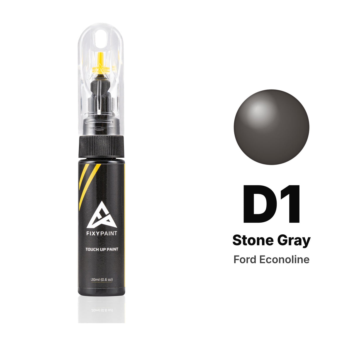 Touch-up paint for Ford Econoline D1 Stone Gray, Basic kit