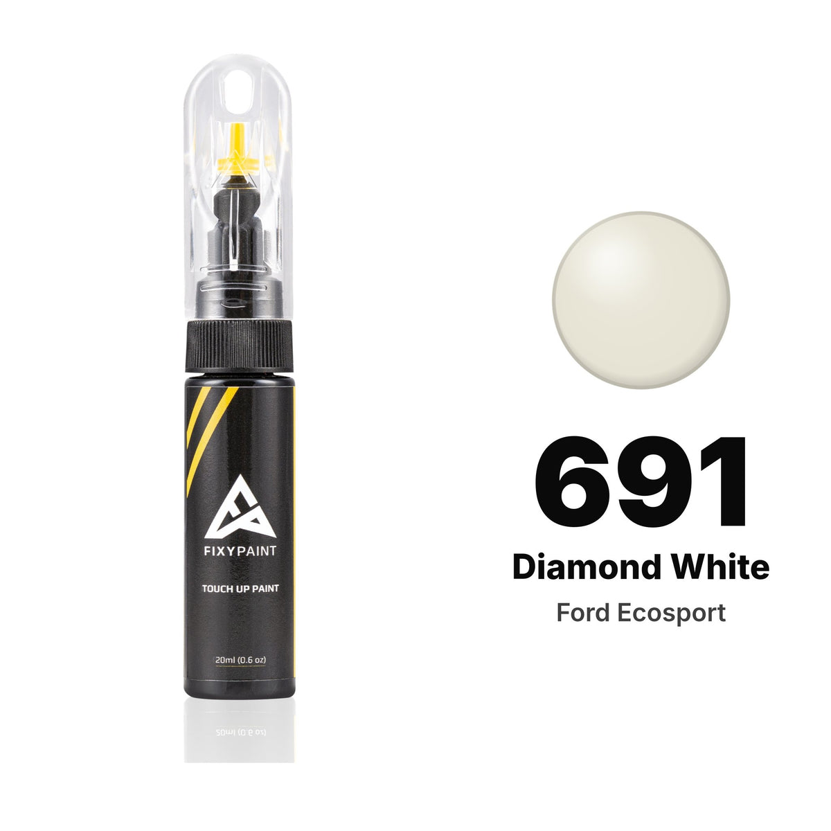 Touch-up paint for Ford Ecosport 691 Diamond White, Basic kit