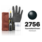 Touch-up paint for Ford Escort 2756 Tourmallard Green, Complete kit