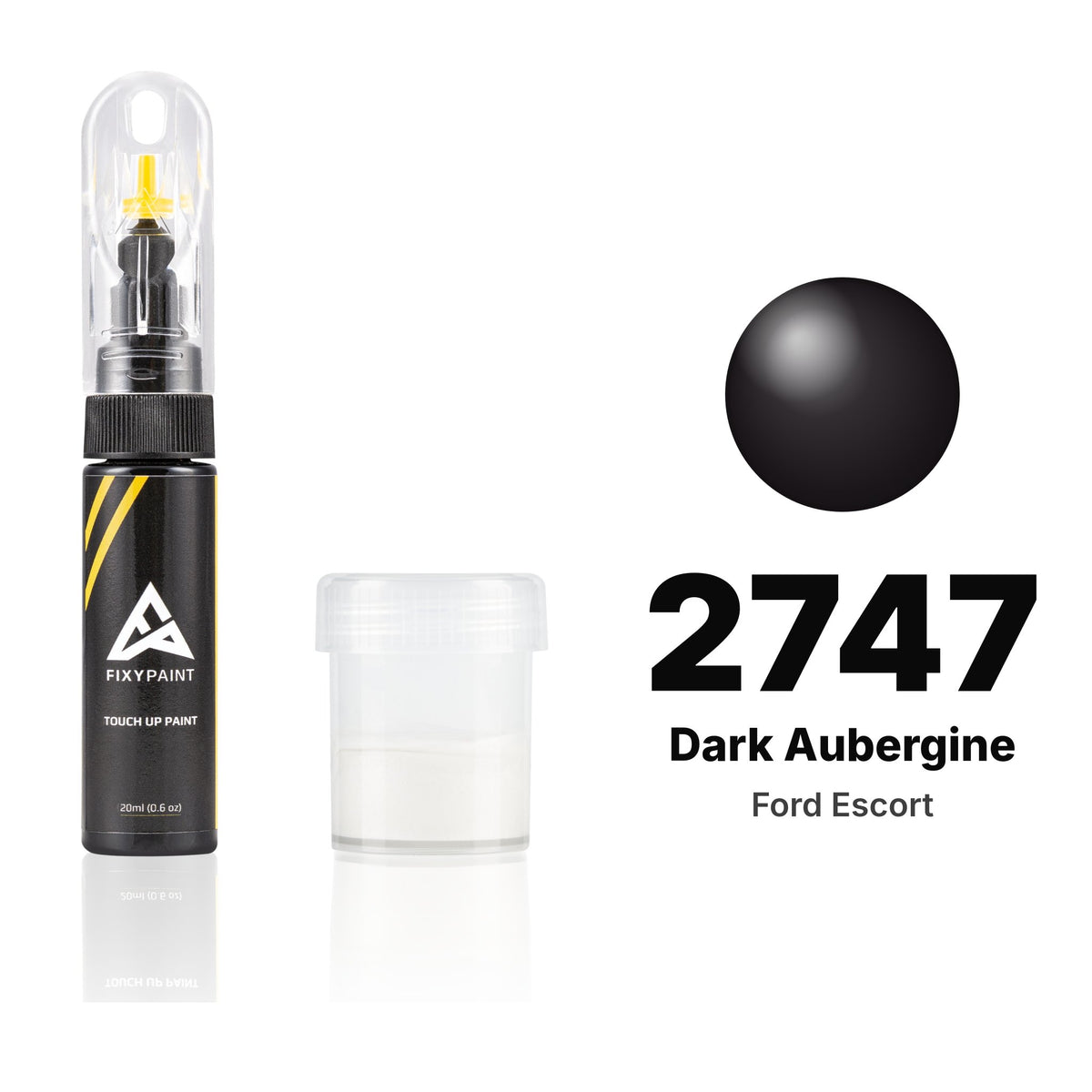 Lackstift für Ford Escort – 2747 Dark Aubergine (1997–1998), Set Standard