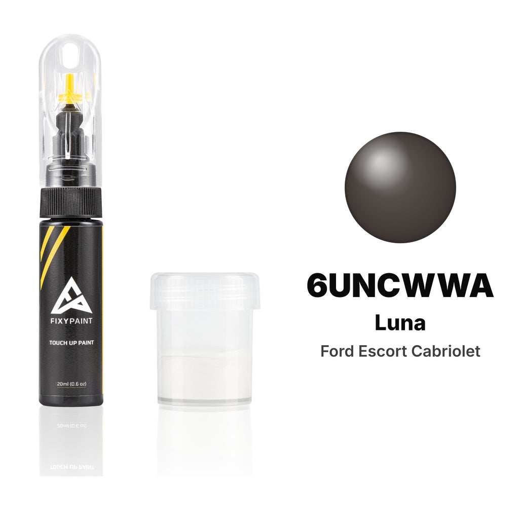 Touch-up paint for Ford Escort Cabriolet 6UNCWWA Luna, Standard kit