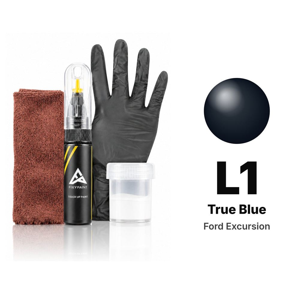 Touch-up paint for Ford Excursion L1 True Blue, Complete kit