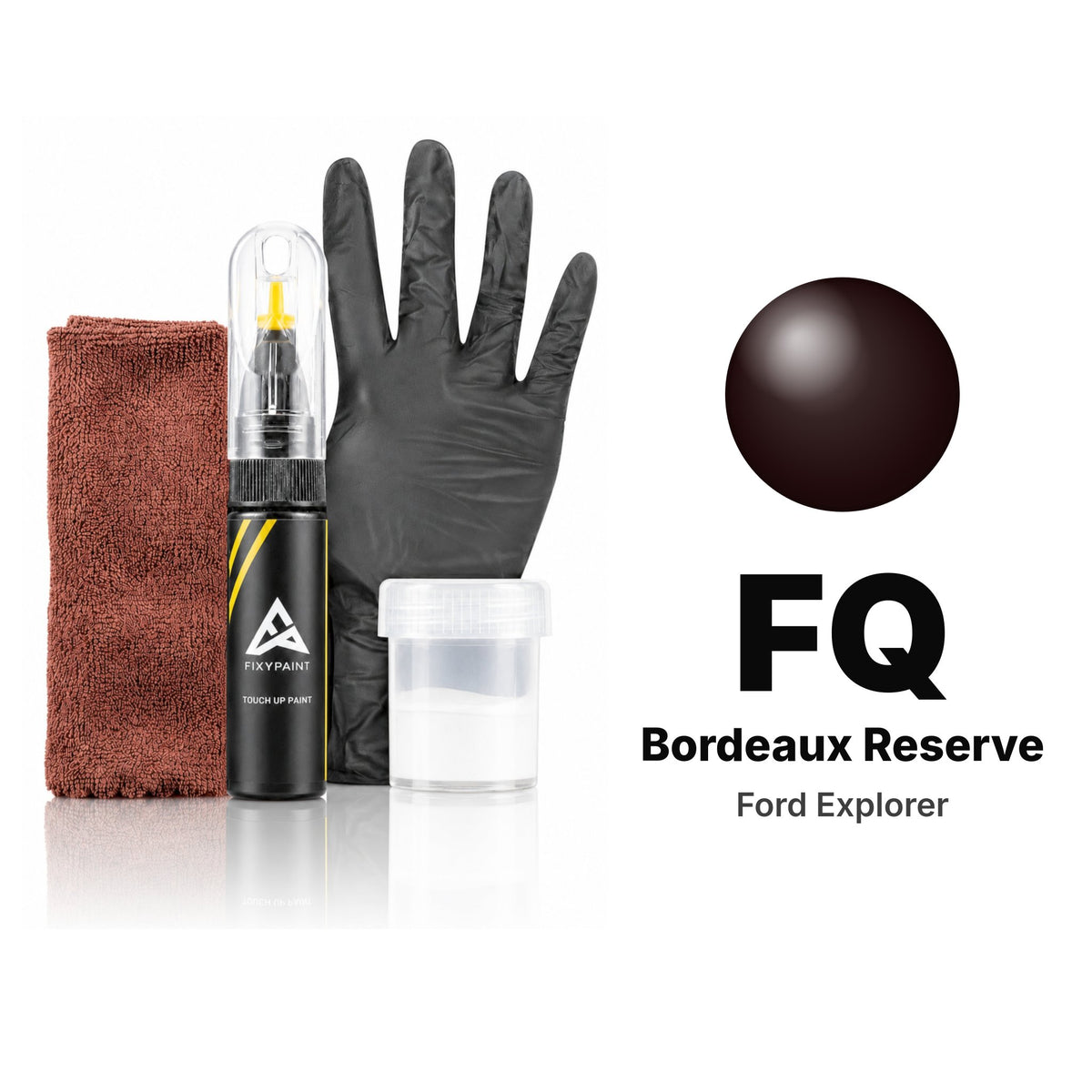 Touch-up paint for Ford Explorer FQ Bordeaux Reserve, Complete kit