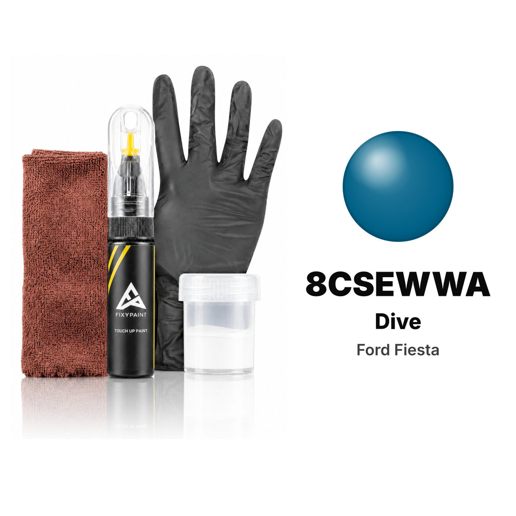 Touch-up paint for Ford Fiesta 8CSEWWA Dive, Complete kit