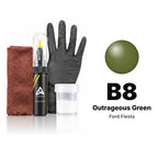 Touch-up paint for Ford Fiesta B8 Outrageous Green, Complete kit