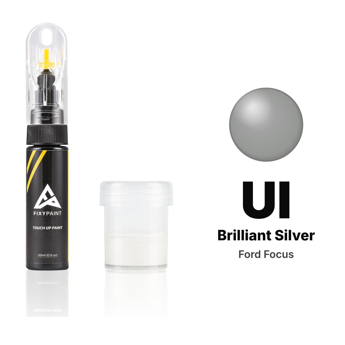 Vernice ritocco per Ford Focus – UI Brilliant Silver (2008–2013), kit Standard