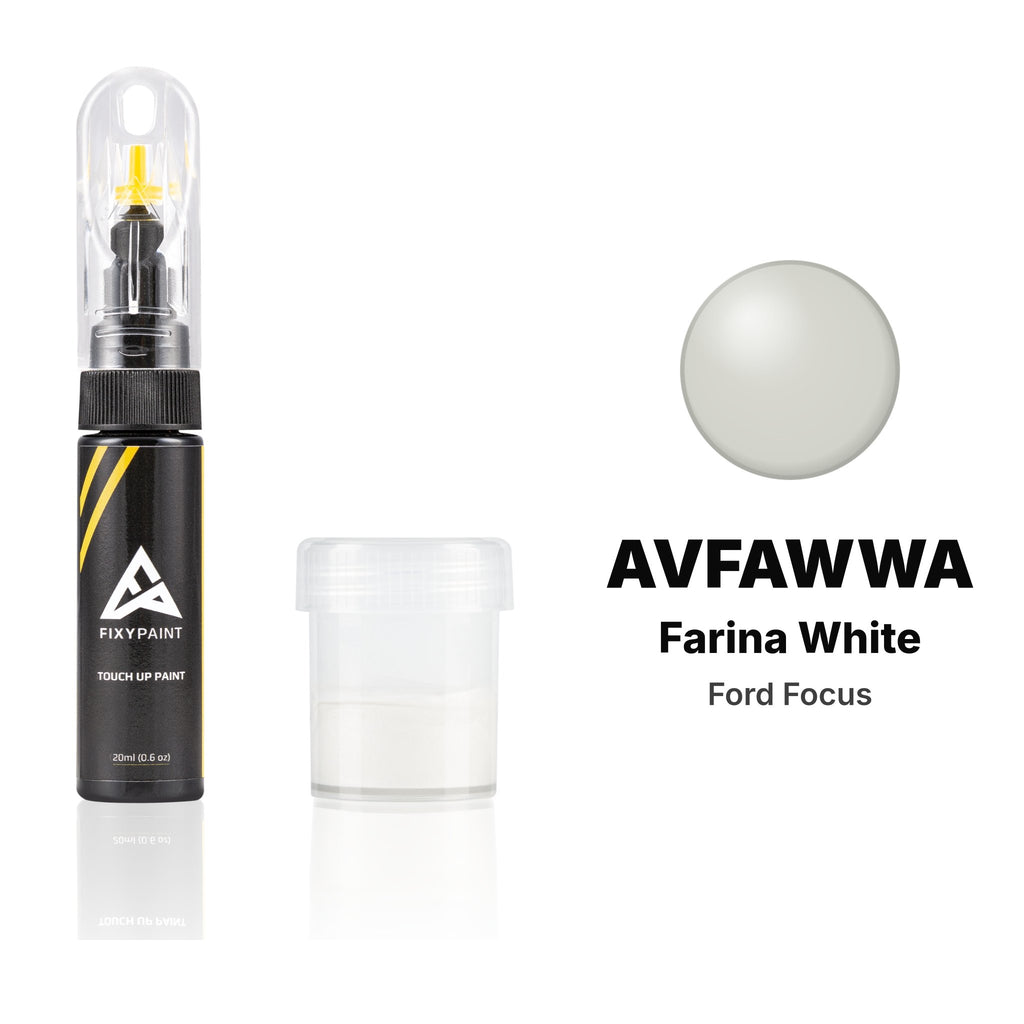 Touch-up paint for Ford Focus AVFAWWA Farina White, Standard kit