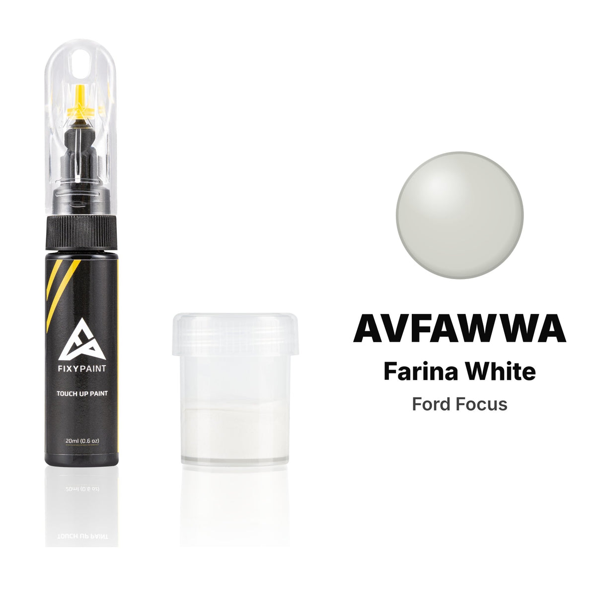 Touch-up paint for Ford Focus AVFAWWA Farina White, Standard kit