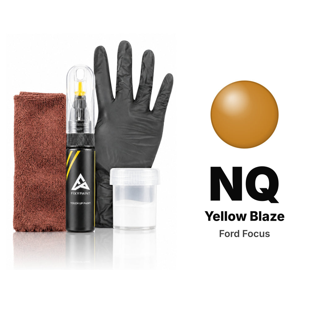 Touch-up paint for Ford Focus NQ Yellow Blaze, Complete kit
