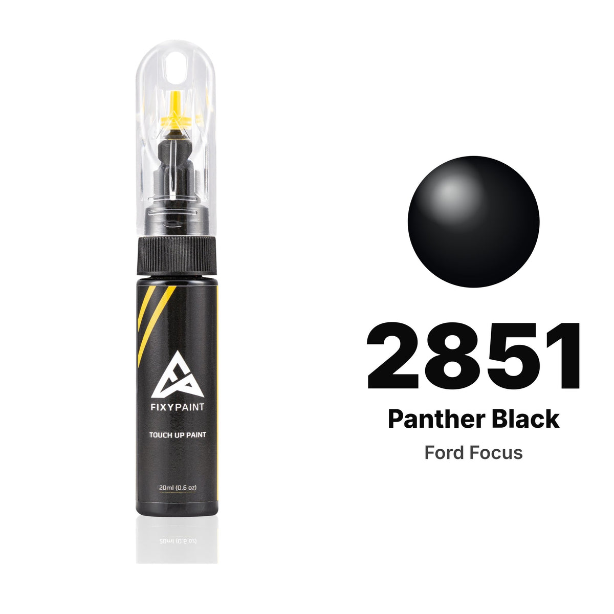 Touch-up paint for Ford Focus 2851 Panther Black, Basic kit