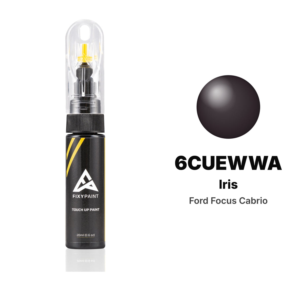 Lackstift für Ford Focus Cabrio – 6CUEWWA Iris (2007–2010), Set Basis