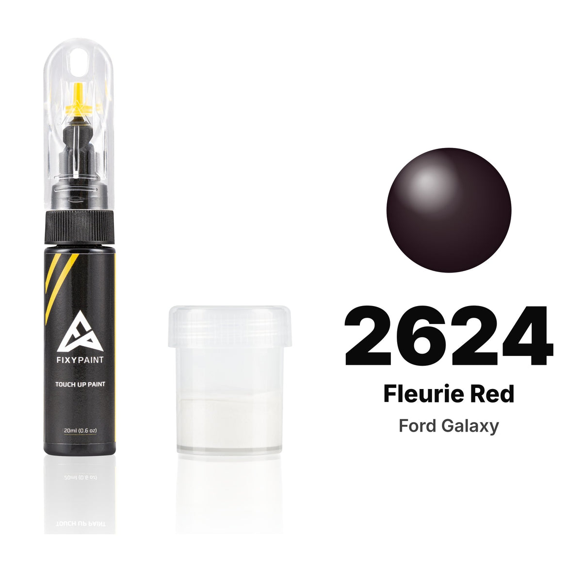 Touch-up paint for Ford Galaxy 2624 Fleurie Red, Standard kit