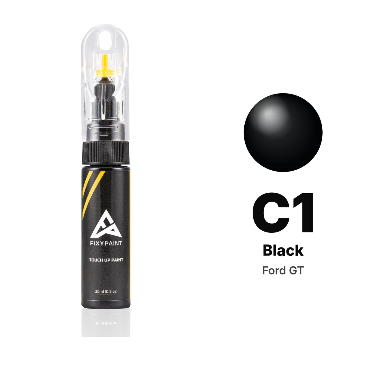 Touch-up paint for Ford GT C1 Black, Basic kit