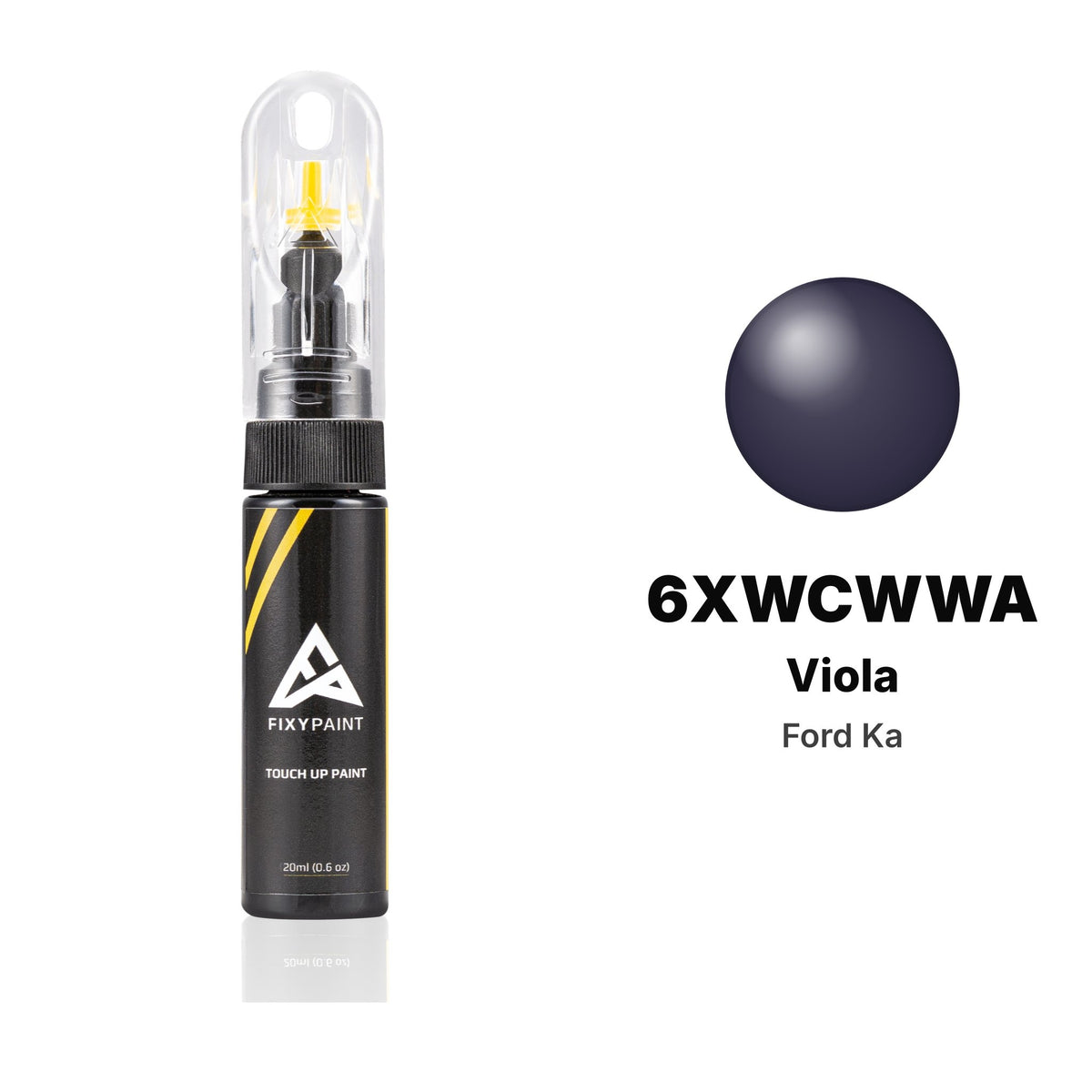 Touch-up paint for Ford Ka 6XWCWWA Viola, Basic kit