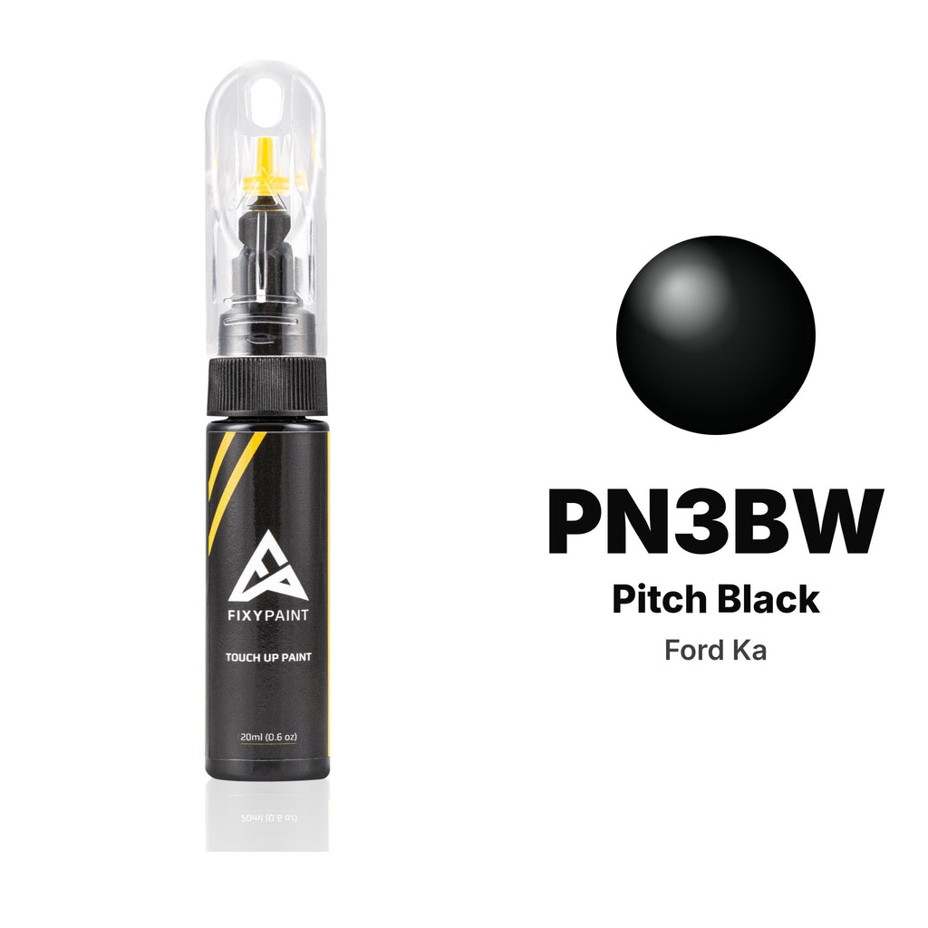 Lackstift für Ford Ka – PN3BW Pitch Black (2008–2009), Set Basis