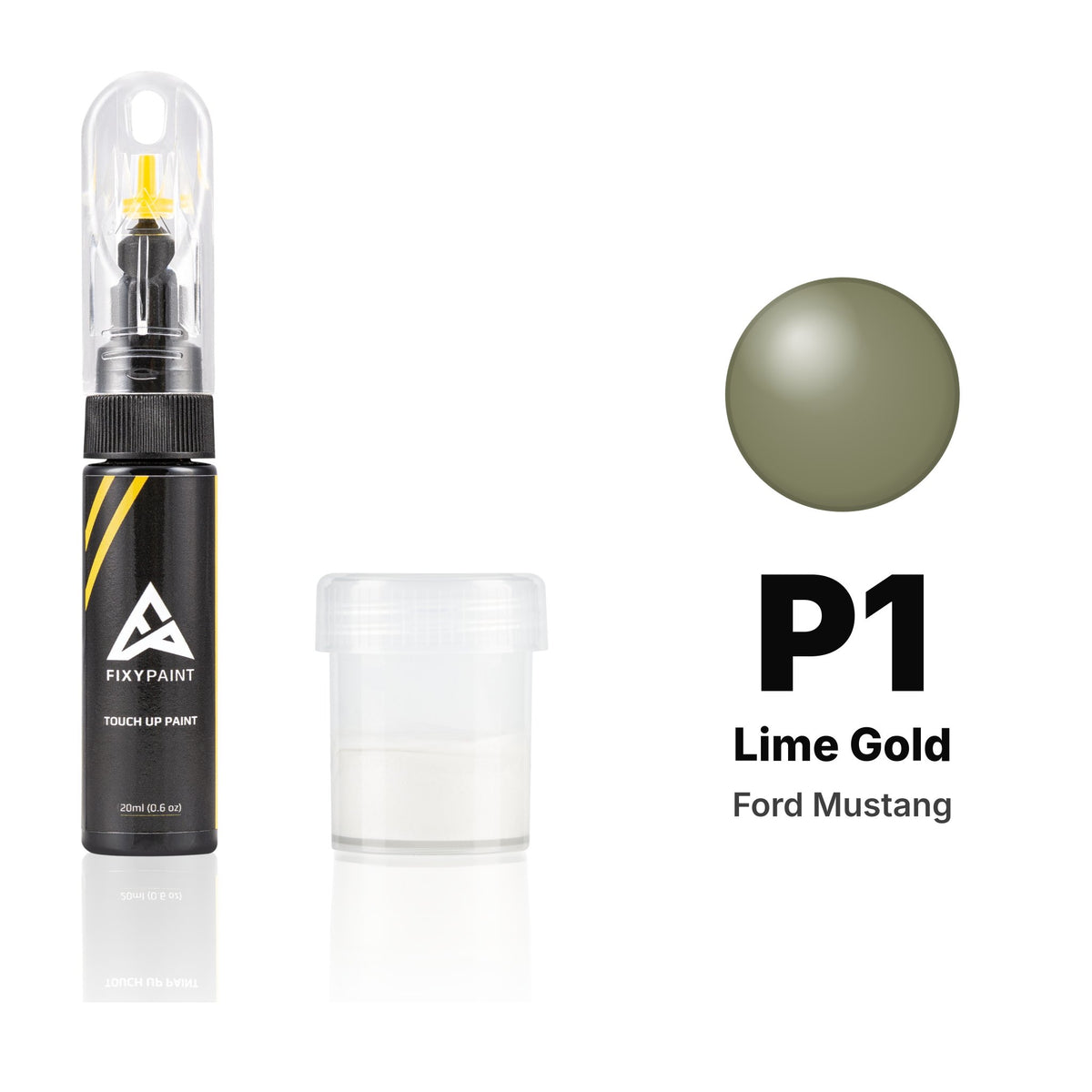 Touch-up paint for Ford Mustang P1 Lime Gold, Standard kit