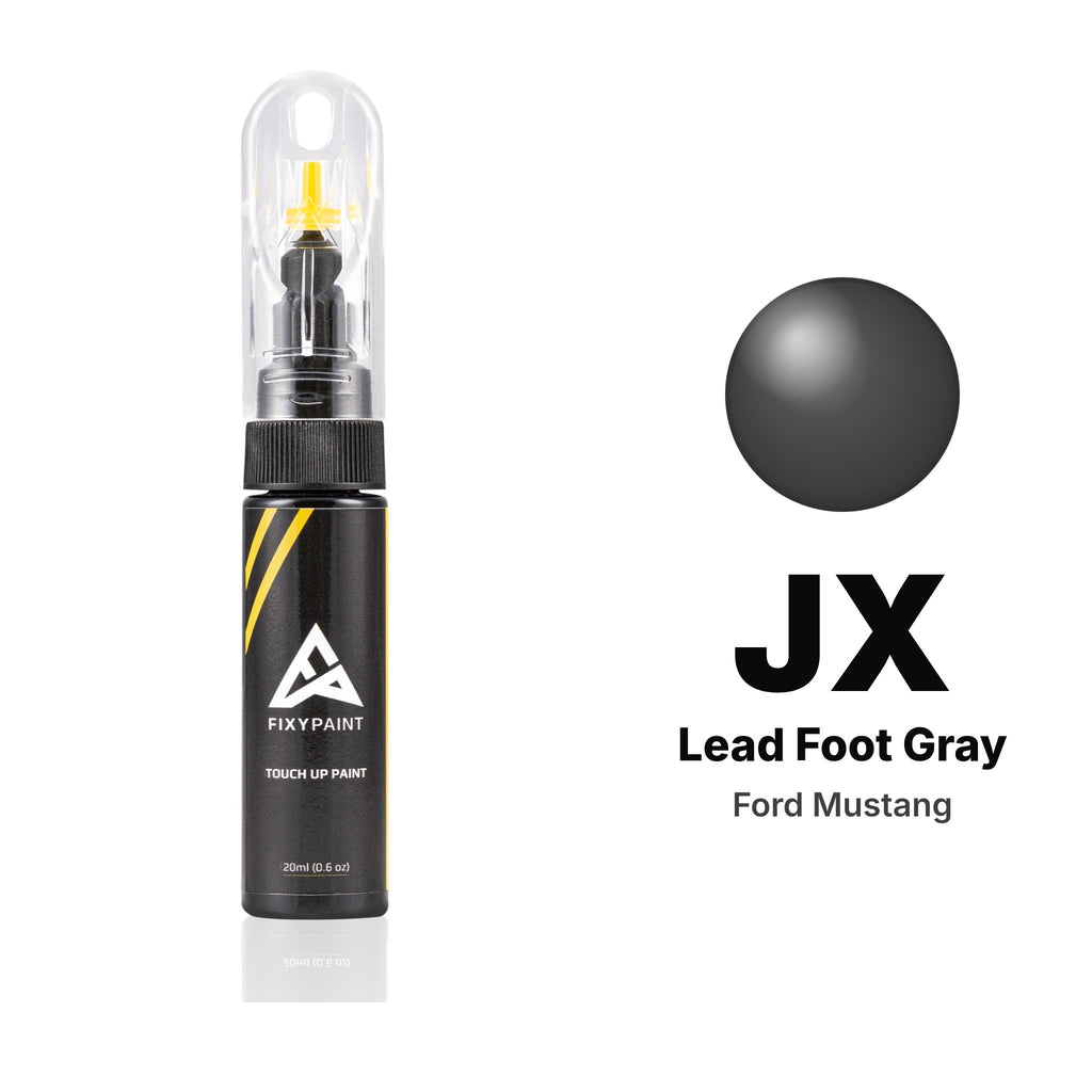 Lackstift für Ford Mustang – JX Lead Foot Gray (2017–2020), Set Basis