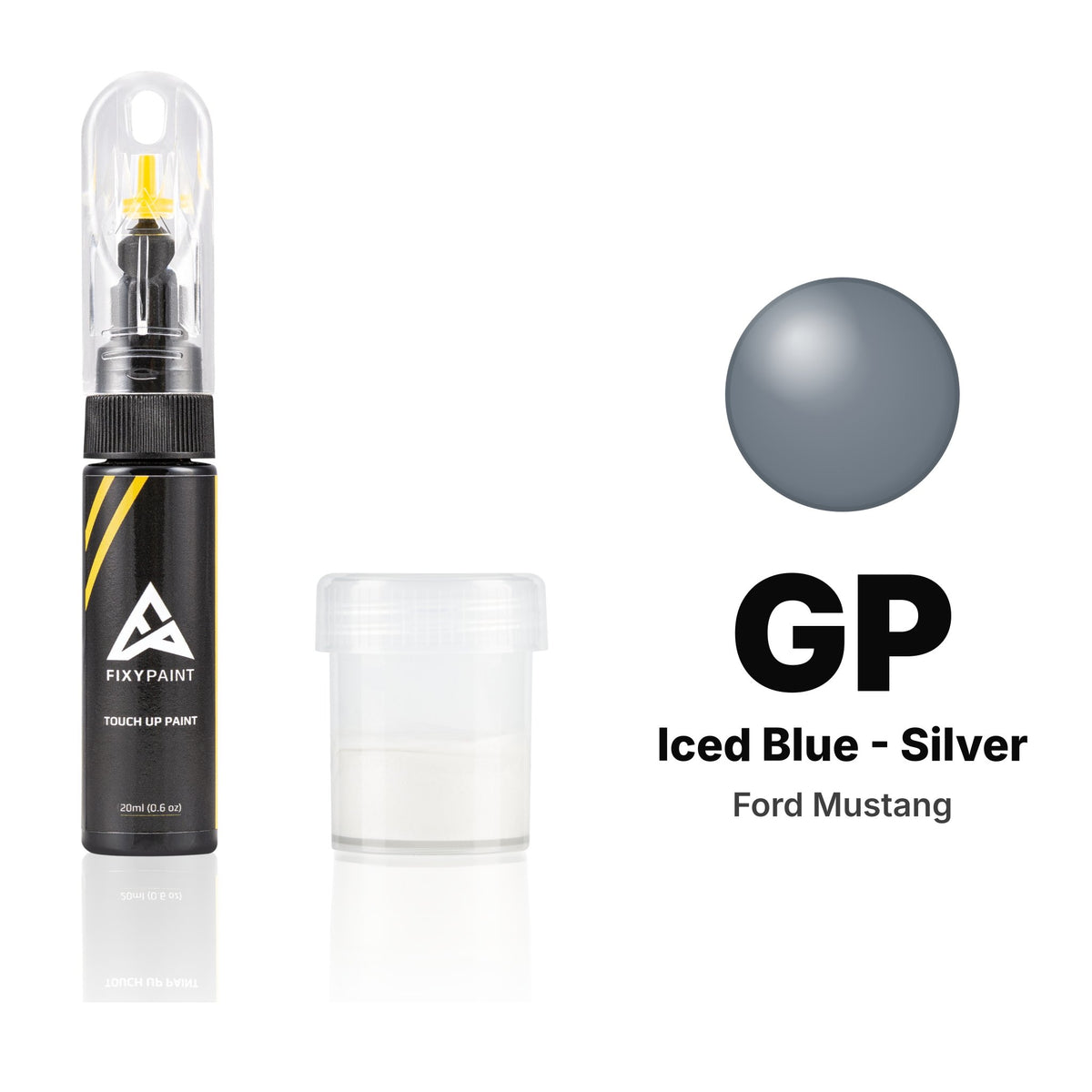 Touch-up paint for Ford Mustang GP Iced Blue - Silver, Standard kit