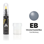 Pintura de retoque para Ford Mustang – EB Chroma Crystal Blue (2022–2025), kit Estándar