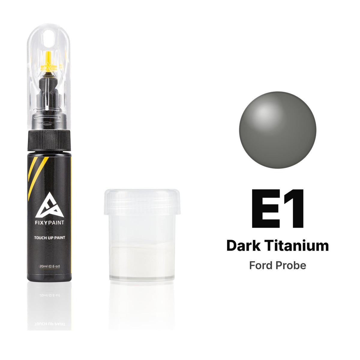 Lackstift für Ford Probe – E1 Dark Titanium (ab 1988), Set Standard