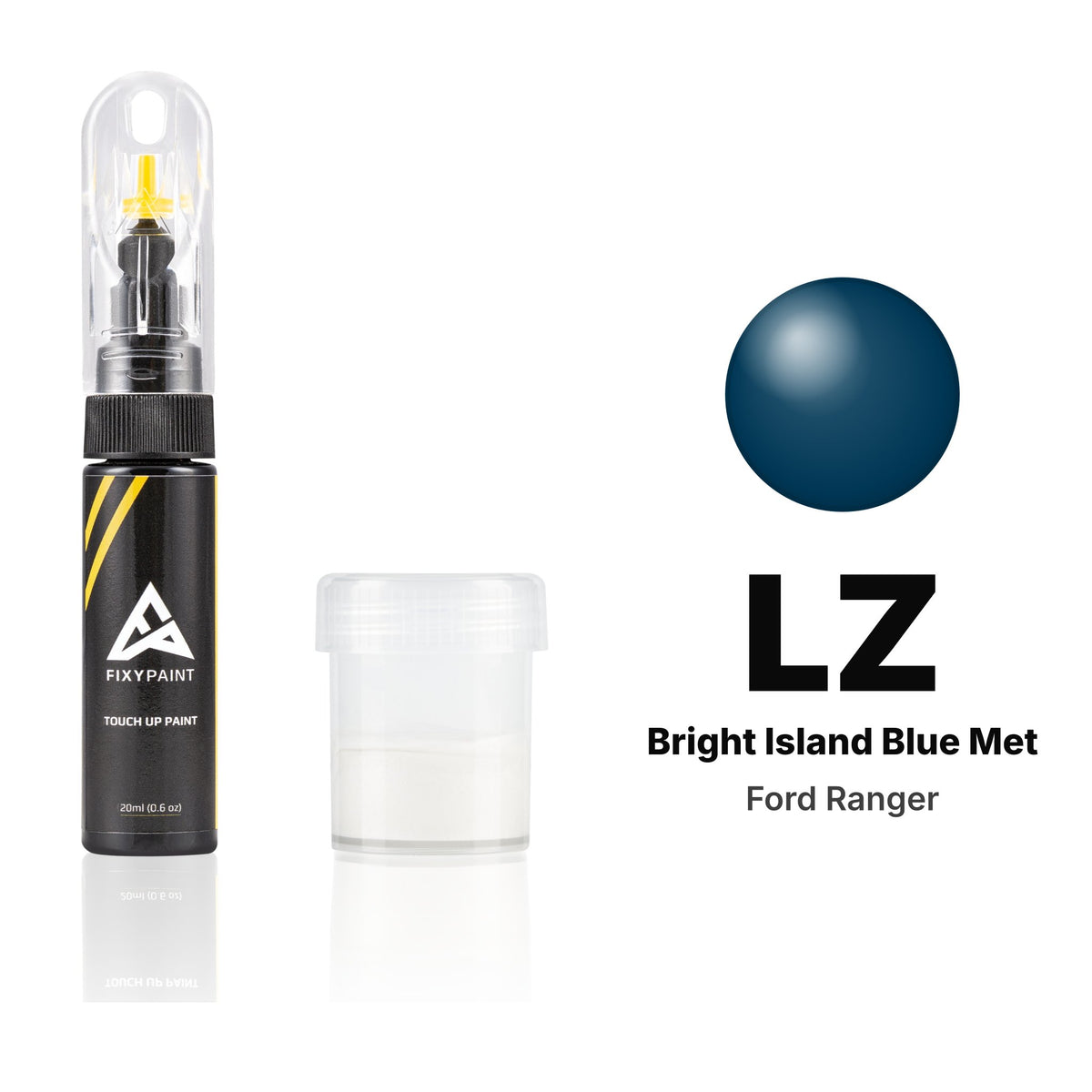 Peinture de retouche pour Ford Ranger – LZ Bright Island Blue Met (2002), kit Standard
