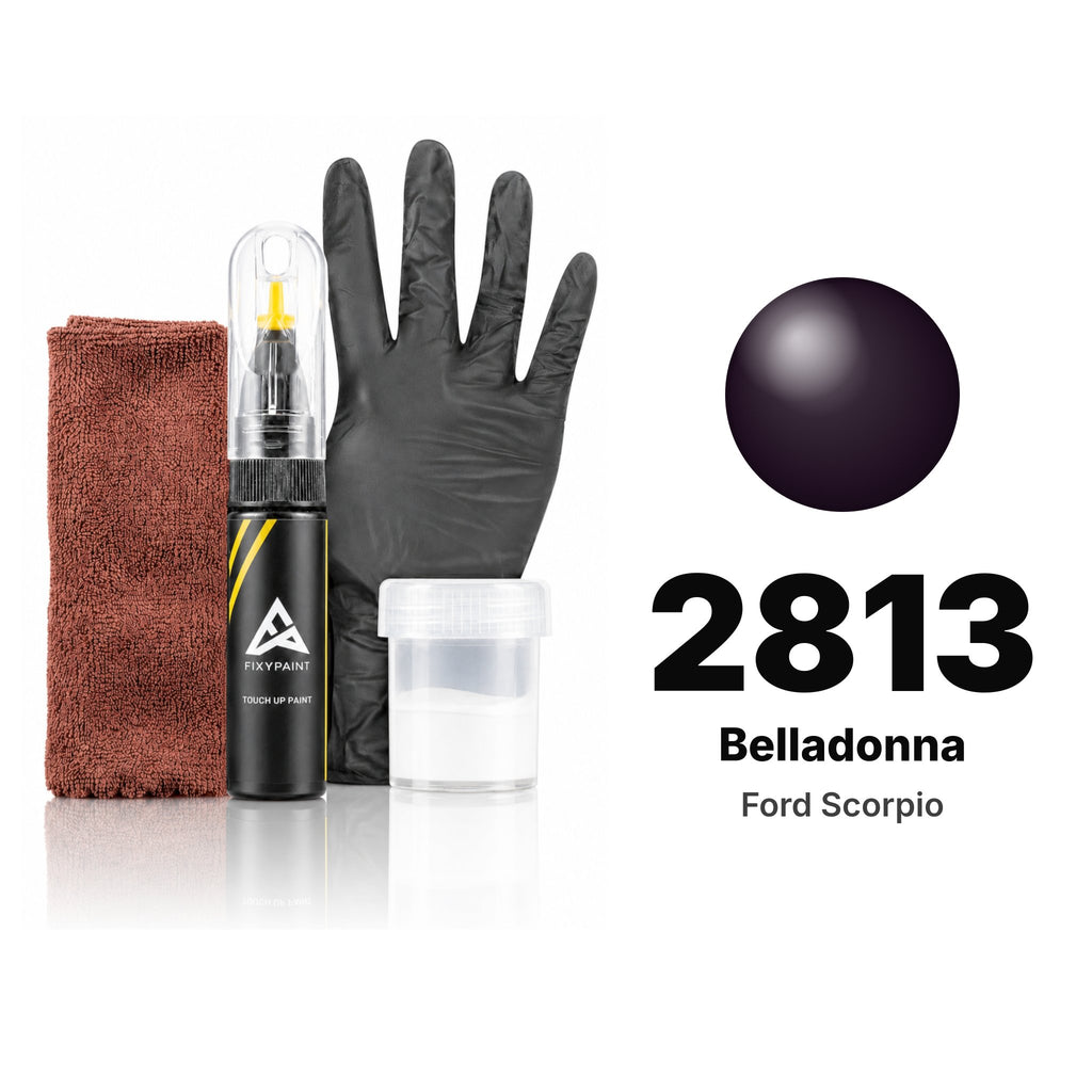 Touch-up paint for Ford Scorpio 2813 Belladonna, Complete kit