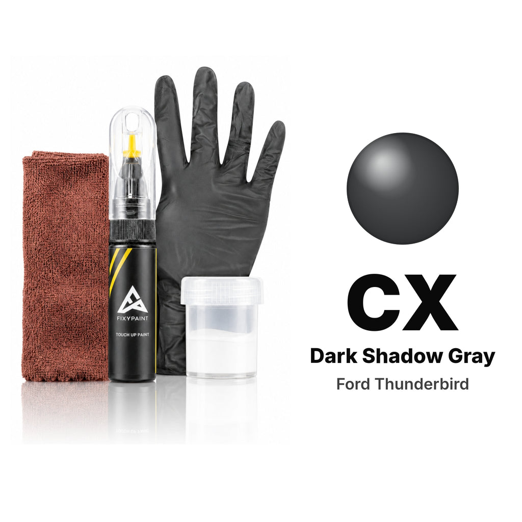 Touch-up paint for Ford Thunderbird CX Dark Shadow Gray, Complete kit