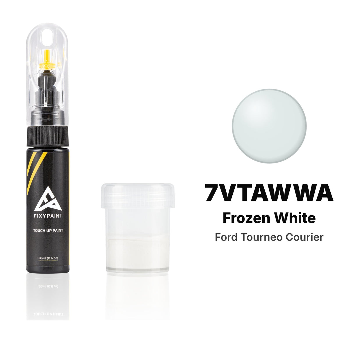 Peinture de retouche pour Ford Tourneo Courier – 7VTAWWA Frozen White (depuis 2023), kit Standard