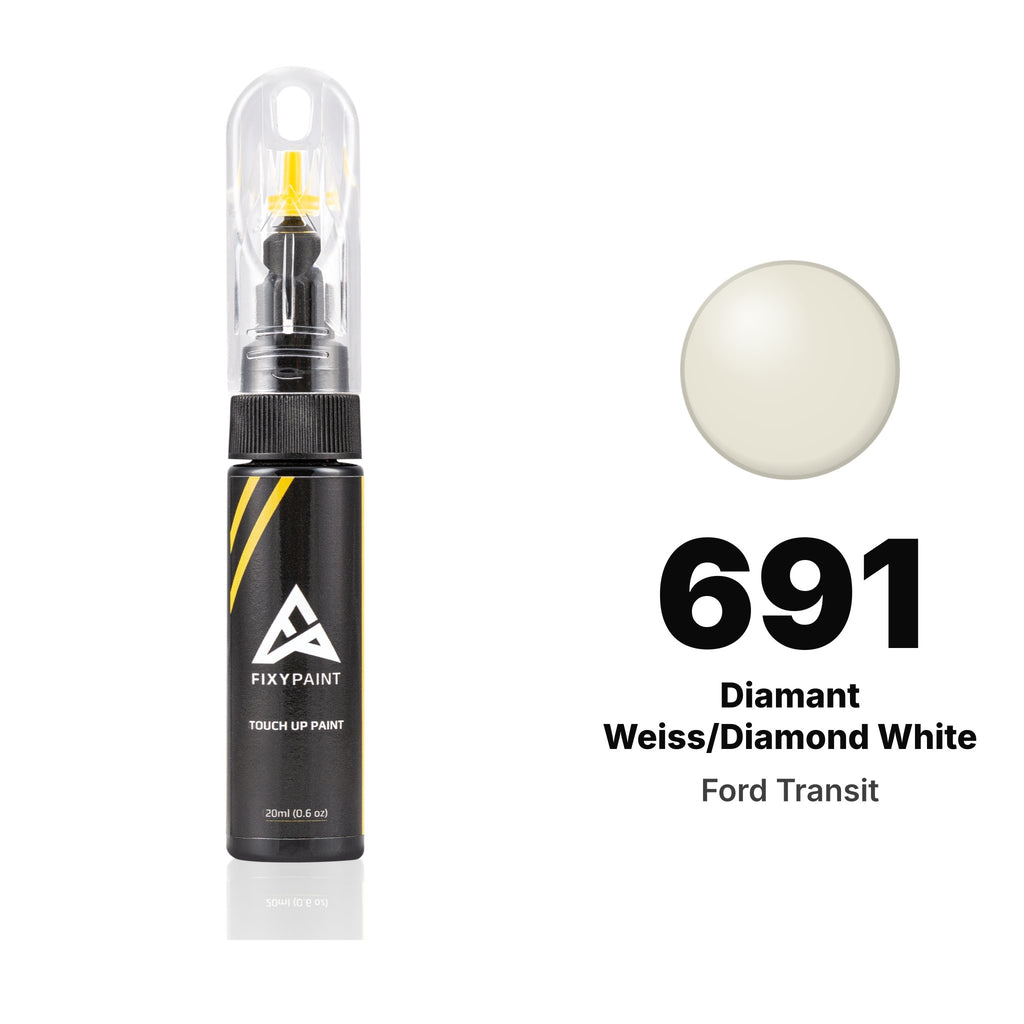 Touch-up paint for Ford Transit 691 Diamant Weiss/Diamond White, Basic kit