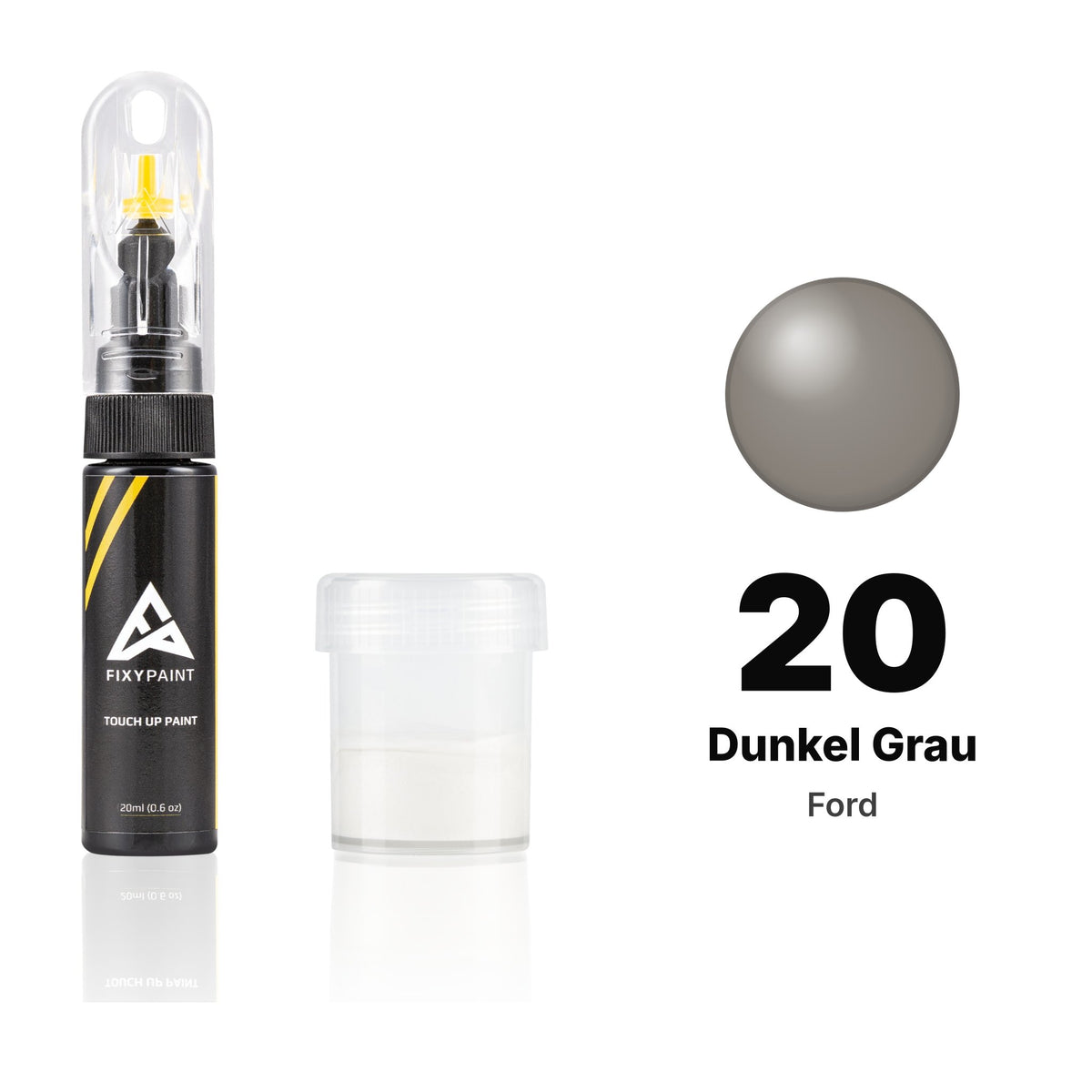 Touch-up paint for Ford 20 Dunkel Grau, Standard kit