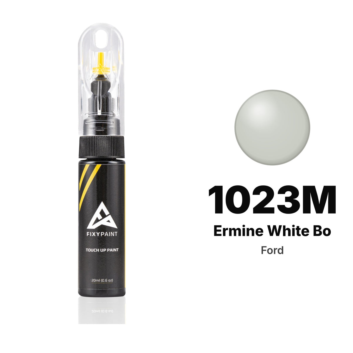 Touch-up paint for Ford 1023M Ermine White Bo, Basic kit