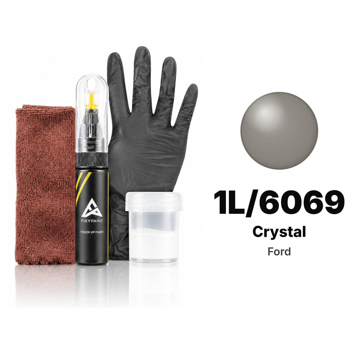 Pintura de retoque para Ford – 1L/6069 Crystal (todos los modelos, 1985–2004), kit Completo
