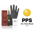 Touch-up paint for Ford PPS Zinc Yellow Mazda, Complete kit