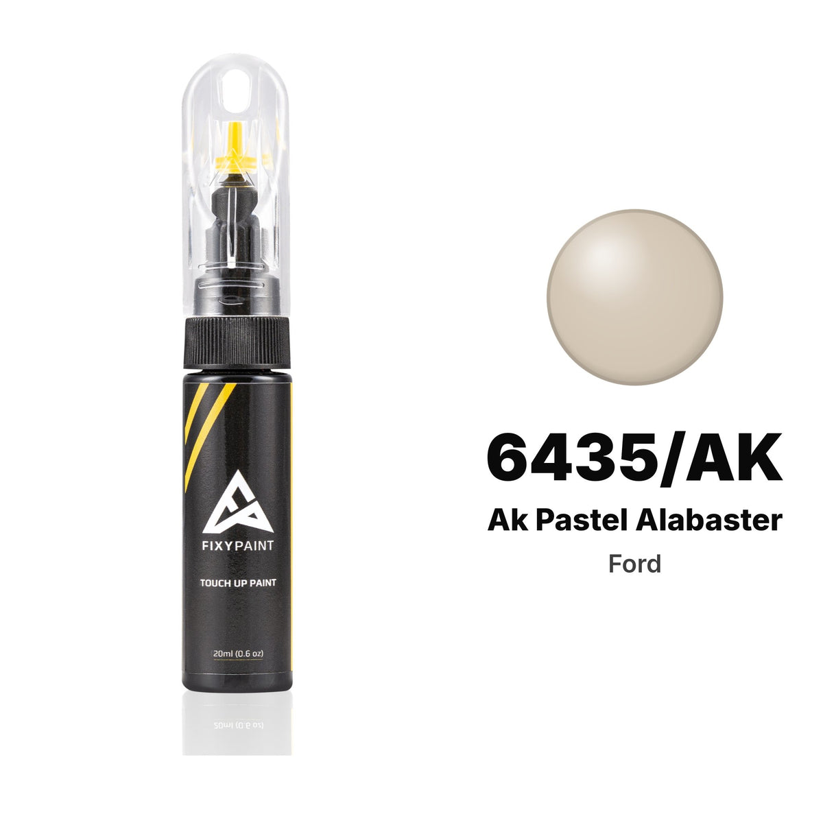 Touch-up paint for Ford 6435/AK AK Pastel Alabaster, Basic kit