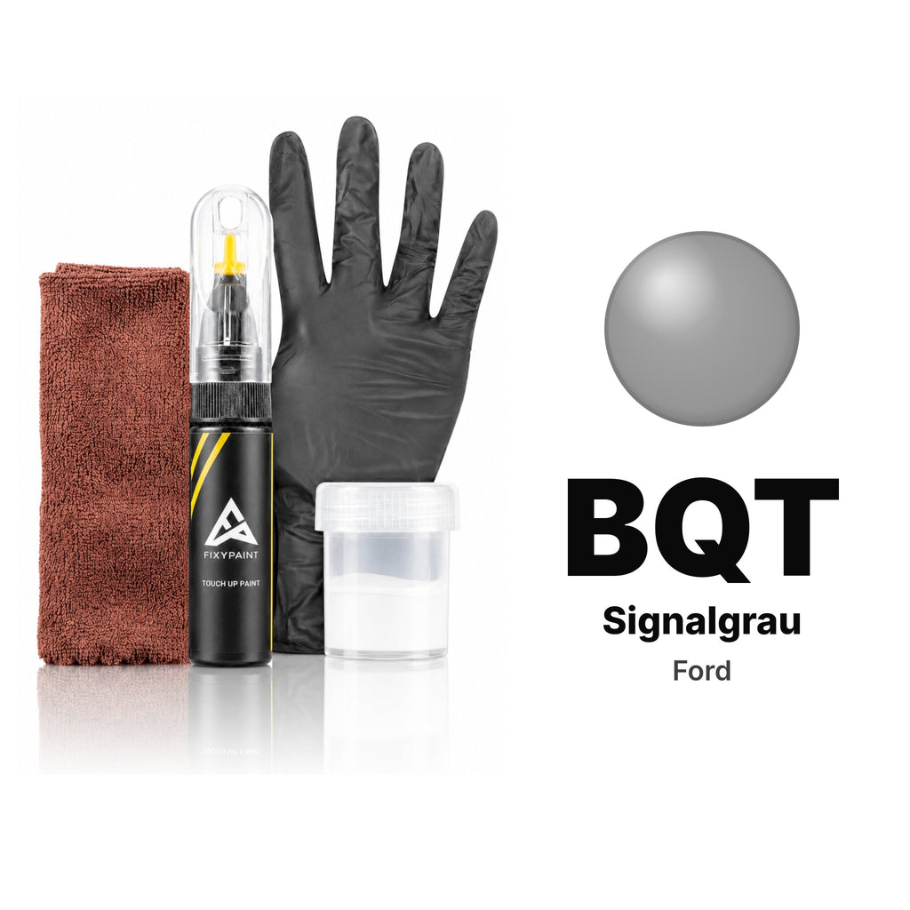 Touch-up paint for Ford BQT Signalgrau, Complete kit