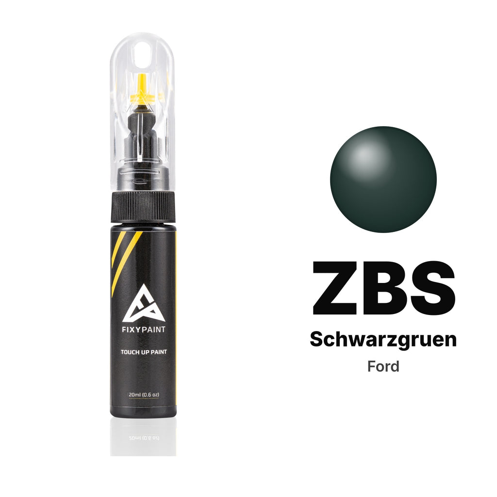 Touch-up paint for Ford ZBS Schwarzgruen, Basic kit